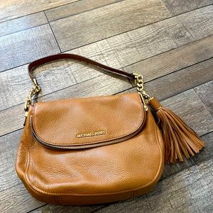 Brand New Michael Kors camel Cross-Body bag